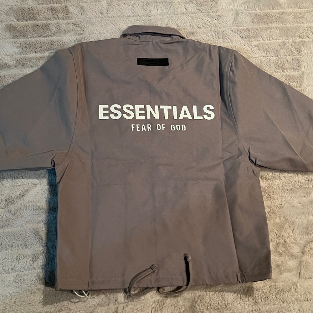 Fear of God Essentials Kids Coaches Jacket Size S